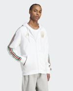  Italia Italy FIGC Adidas Giacca Felpa Cappuccio Euro 2024 UOMO Bianco 