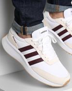  Scarpe Sneakers UOMO Adidas CORE RUN 70S Off White Bianco Lifestyle 