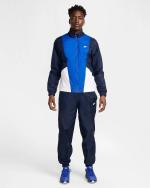 Nike Sportswear Club Color Block Woven Herren Mikrofaser Freizeit Trainingsanzug Blau