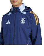  Real Madrid Adidas Giacca tuta Blu 2025 Anthem Stadium Pre match 