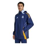  Real Madrid Adidas Giacca tuta Blu 2025 Anthem Stadium Pre match 