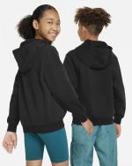 Nike Club K Cotton Fleece Unisex Kids Hoodie Black