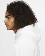 NIKE HOODIE Pullover Sportswear CLUB Sportswear Fleece WITH POCKETS Cotton White