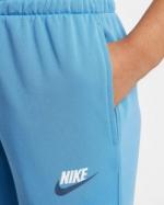 Nike Sportswear Crew Polyester Jungen Kinder Unisex Freizeit Komplett-Trainingsanzug Blau Beyond,Weiß,Weiß