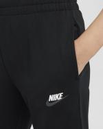 Nike Sportswear Crew Polyester Jungen Kinder Unisex Schwarz Komplett Trainingsanzug Freizeit