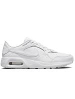 Schuhe Turnschuhe Nike AIR MAX SC LEA Leder Unisex Sportbekleidung Total White