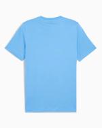 T-Shirt Puma ESS Block Crewneck Cotton Team Hellblau