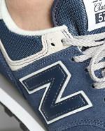 Sports shoes new balance 574 EVN Suede Mesh Navy White sneakers