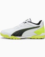 Football boots Puma Pressing IV Turf Trainers Mens White Yellow