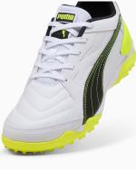 Football boots Puma Pressing IV Turf Trainers Mens White Yellow