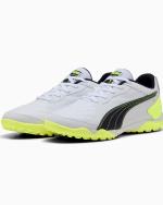 Football boots Puma Pressing IV Turf Trainers Mens White Yellow