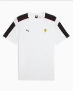  Ferrari Puma T-Shirt maglia maglietta Bianco Cotone MT7 2025 