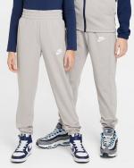 Nike Sportswear K NSW POLY FZ HBR Polyester Boys Kids Unisex Full Tracksuit Midnight Navy,College Grey,White