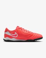 Football boots shoes Nike Legend 10 Academy Turf Mens Leather Hot Lava , White