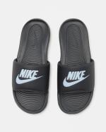 Nike VICTORI ONE SLIDE Gummi Unisex Schwarz Blau Strandsandalen Duschpantoffeln