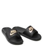 Hausschuhe Sandalen Meeresdusche Nike VICTORI ONE SLIDE Unisex Gummi Schwarz Gold