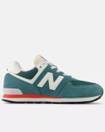 New Balance 574 VPG Wildleder Jungen Frauen Grün Sportschuhe Turnschuhe