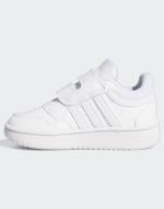 Sports shoes Sneakers Adidas HOOPS Felt Tear closure With tears children Lifestyle Total White