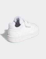 Sports shoes Sneakers Adidas HOOPS Felt Tear closure With tears children Lifestyle Total White