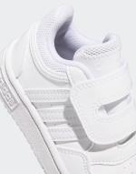 Sports shoes Sneakers Adidas HOOPS Felt Tear closure With tears children Lifestyle Total White