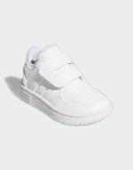 Sports shoes Sneakers Adidas HOOPS Felt Tear closure With tears children Lifestyle Total White