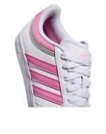 Sportschuhe Turnschuhe Adidas Hoops 4.0 Low J Junior Jungen Damen Weiß Rosa