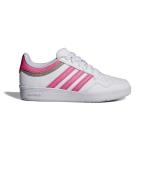 Sportschuhe Turnschuhe Adidas Hoops 4.0 Low J Junior Jungen Damen Weiß Rosa