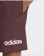 Sport Leisure Shorts adidas Linear Single Jersey Cotton with Pockets Amaranth