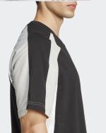 Leisure T-Shirt adidas Essentials ColorBlock Cotton Mens Black White