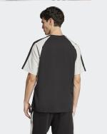 Leisure T-Shirt adidas Essentials ColorBlock Cotton Mens Black White