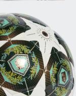  Adidas Pallone Calcio Bianco Verde UCL Finale Munich 2025 Rimbalzo Controllate 