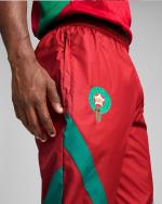  Marocco FRMF Puma Pantaloni tuta Pants Rosso 2025 Woven stadium pre match 