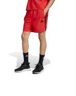  Pantaloncini Shorts UOMO Adidas Essentials 3 Stripes Chelsea Woven Rosso Nero 