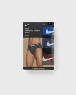 Unterwäsche Slips Unterwäsche Nike Unterwäsche HIP BRIEF 3 PACK Slips BAUMWOLLE Männer Multicolor N1D