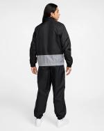 Nike Sportswear Club Color Block Woven Herren Mikrofaser Freizeit Trainingsanzug Schwarz Grau Weiß