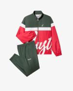 Sport Freizeit Trainingsanzug Australian BIG LOGO SMASH Polyester Gewebte Mikrofaser Herren Grün Rot Weiß