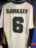  Inter fc Umbro Maglia Calcio vintage Storiche Bianco Away Djorkaeff 6 1995 96 