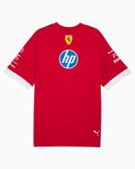  Ferrari Puma T-shirt maglia maglietta 2025 Rosso Cotone SF Drivers 