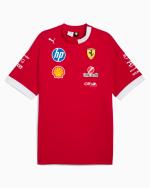  Ferrari Puma T-shirt maglia maglietta 2025 Rosso Cotone SF Drivers 