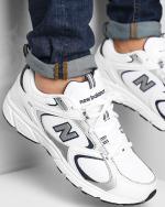  Scarpe Sneakers Unisex New Balance 408 Bianco Nero Lifestyle 