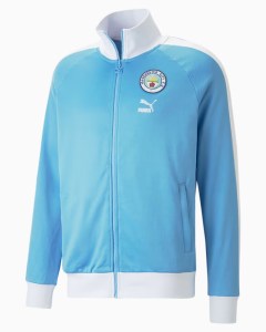  Manchester City Puma Giacca Tuta FtblHeritage T7 Track UOMO Azzurro 2024