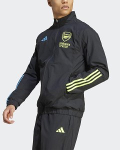  Arsenal Fc Adidas Giacca tuta Rappresentanza UOMO Nero 2023 24 Presentation