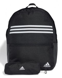  Adidas Zaino Backpack Classic Horizontal 3-Stripes Nero Unisex