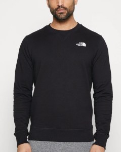  Felpa girocollo Pullover UOMO The North Face Nero Simple Dome Crew Lifestyle